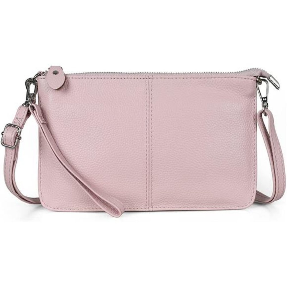 befen Leather Wristlet Clutch Wallet Purses Small Envelope Crossbody Bags